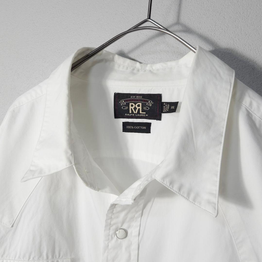トップス RRL WESTERN SHIRTS WHITE