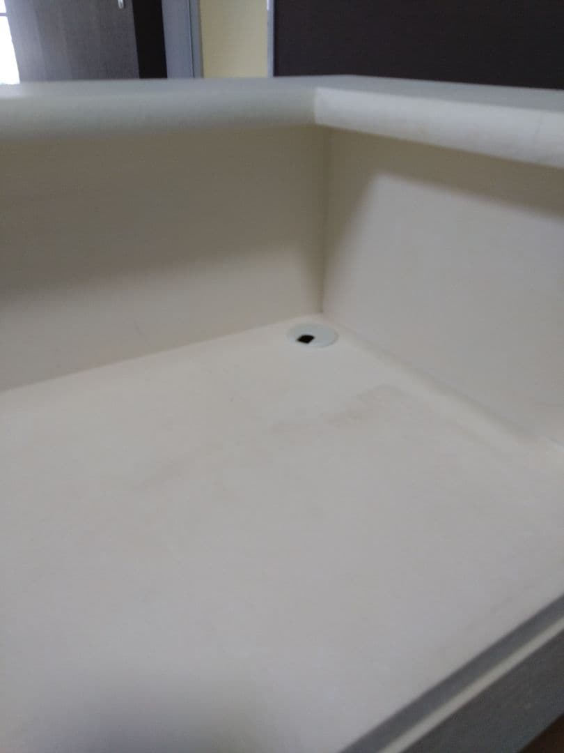 美容室木製店舗カウンター 淡いクリーム色【本日限定最終値下げ】