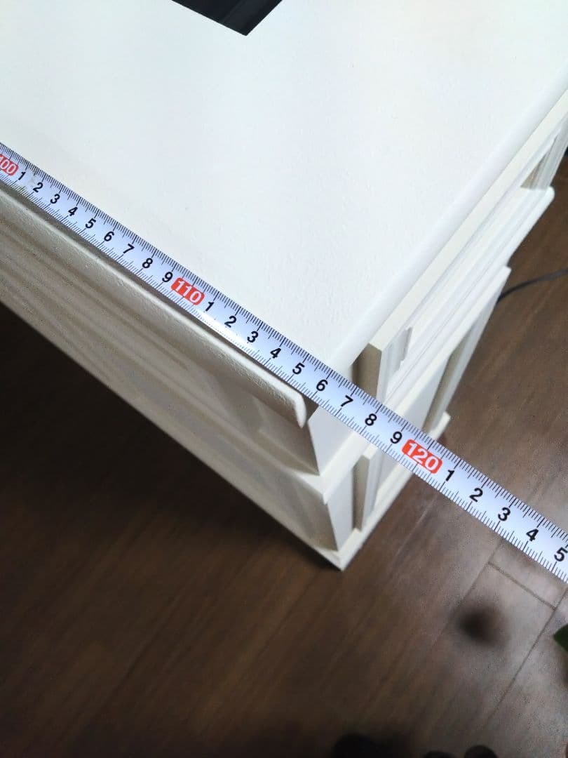 美容室木製店舗カウンター 淡いクリーム色【本日限定最終値下げ】