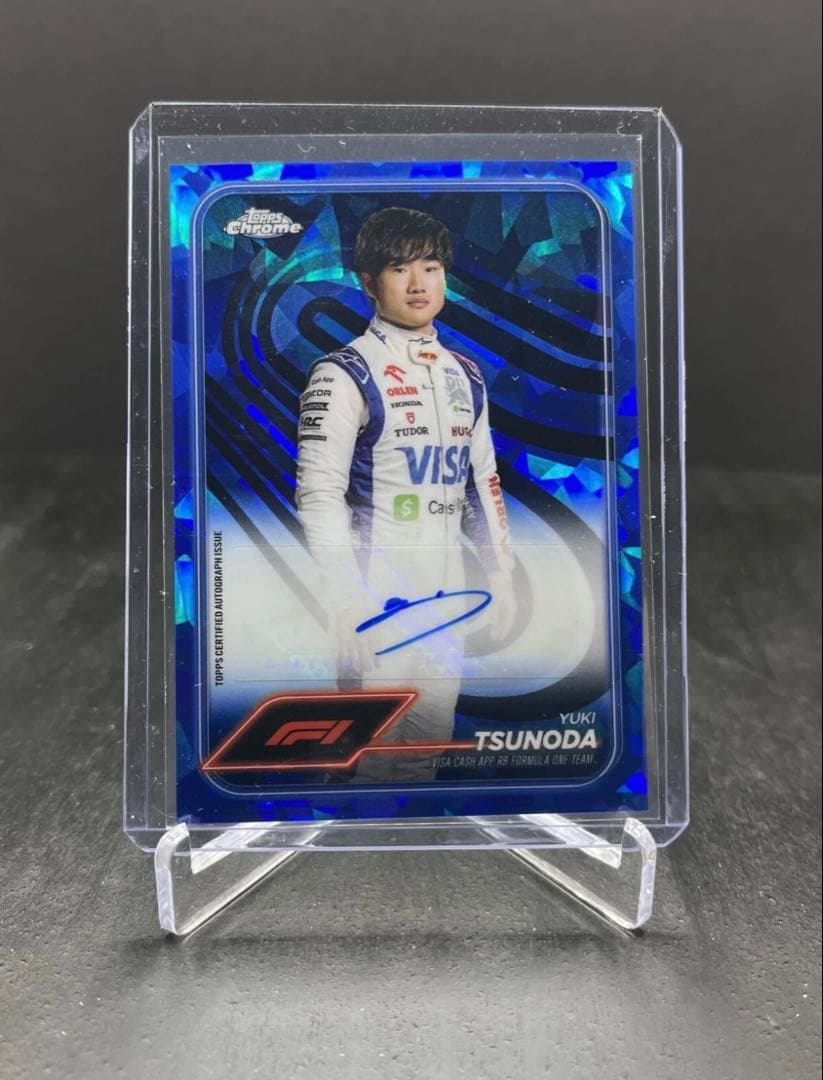 2024 Topps Chrome F1 角田裕毅 直筆 サイン カード