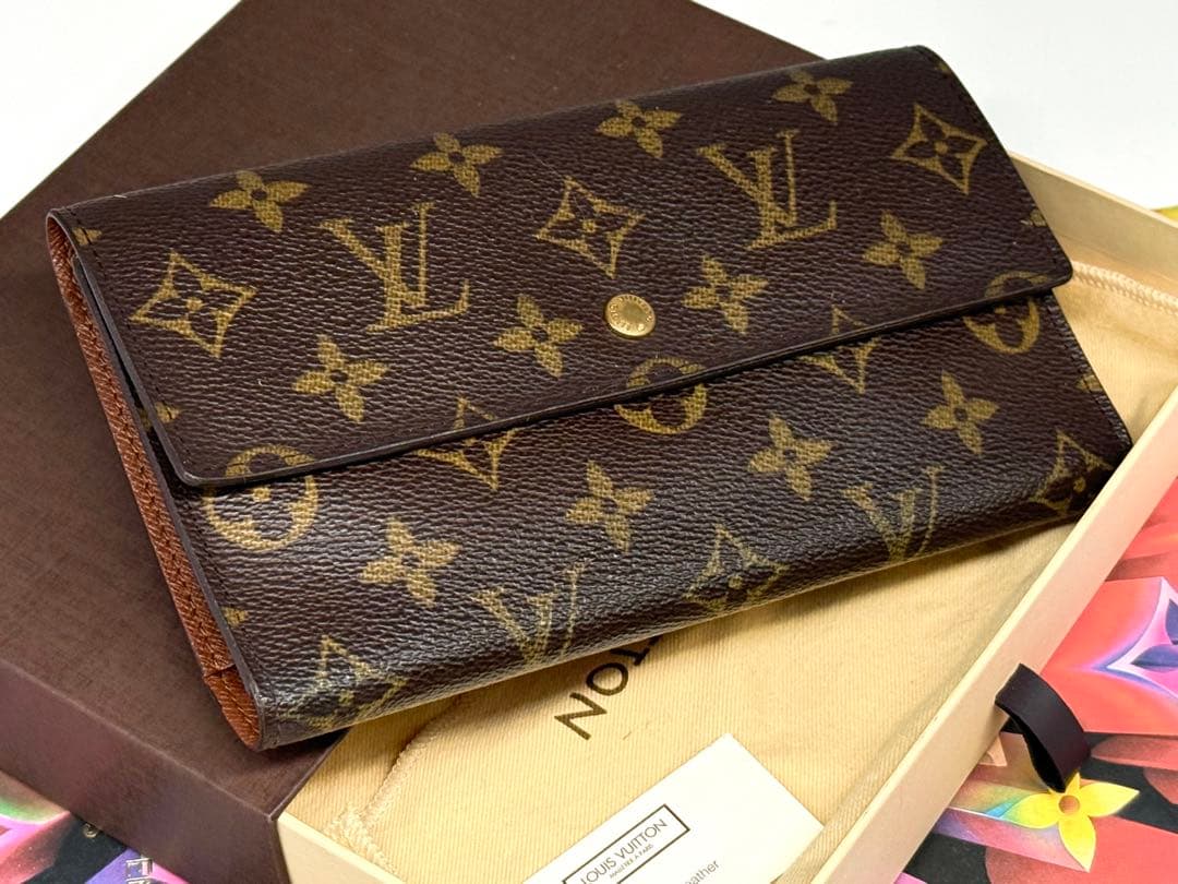 良品！LOUIS VUITTONルイヴィトン　インターナショナル長財布