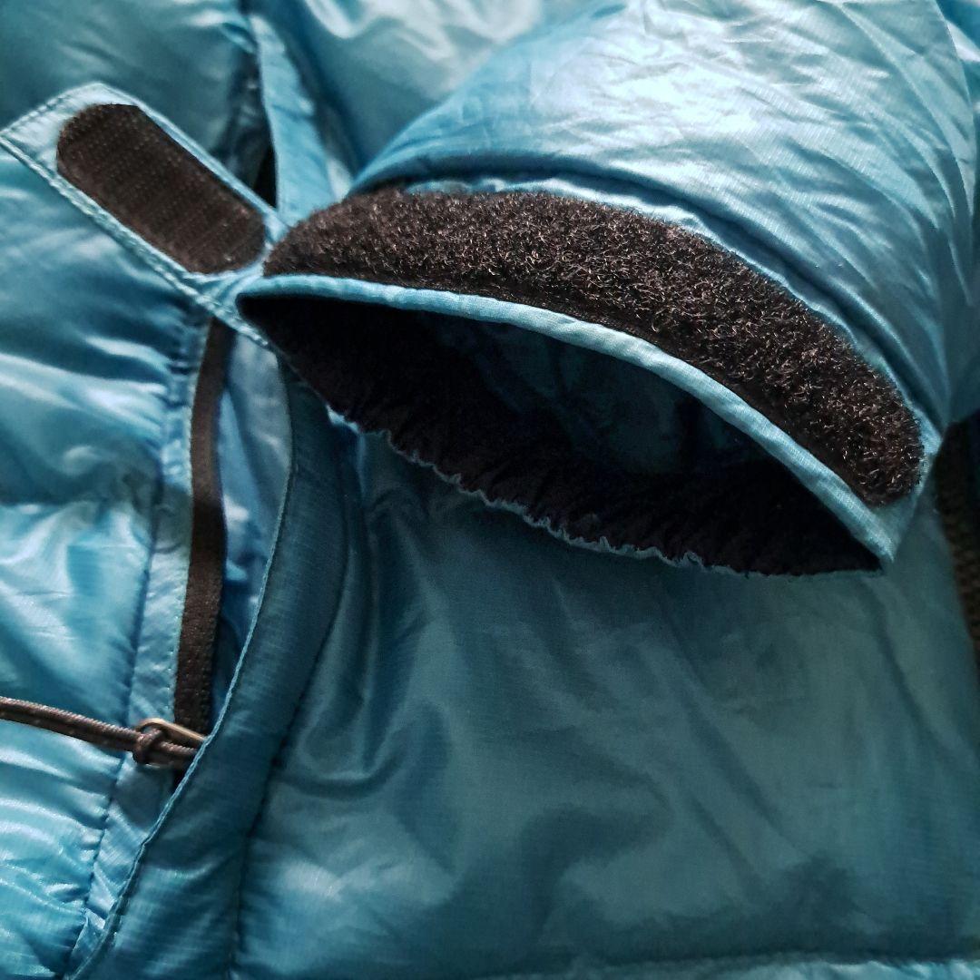 THE NORTH FACE ダウンジャケット 青 レディースL　収納袋付き