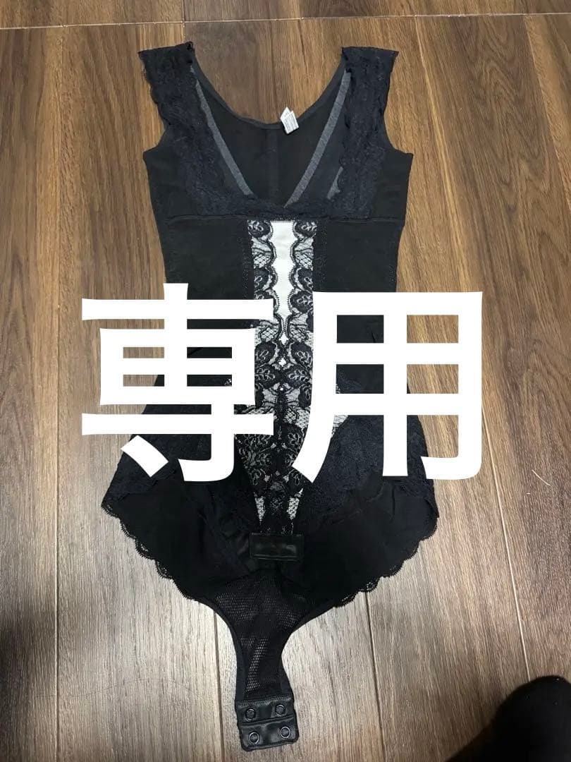 グラントイーワンズ LA-LA ブラック ボディスーツ 70