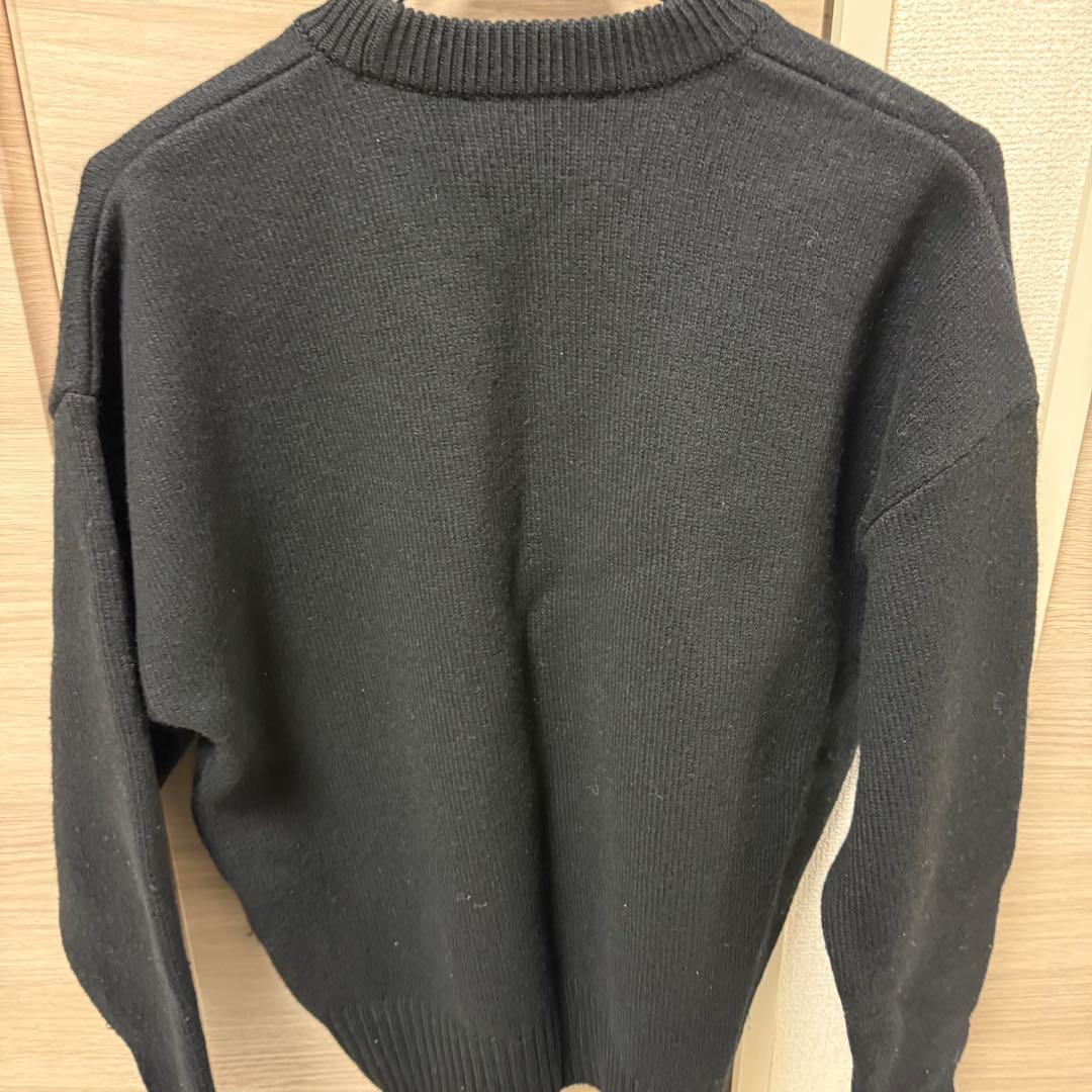 ami ハート刺繍 クルーネックセーター　アミパリス