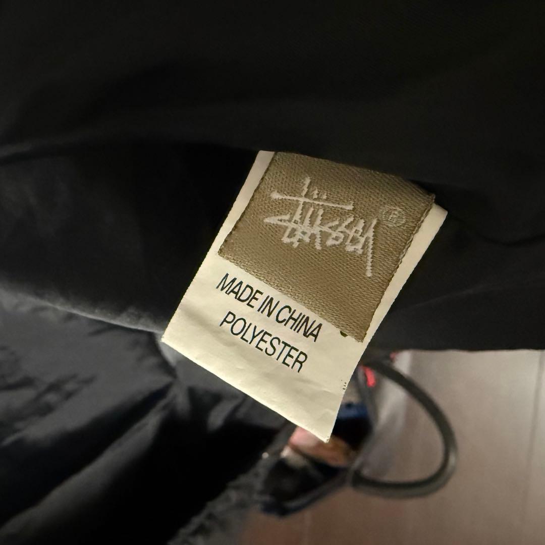 Stüssy ブラック キルティングジャケット