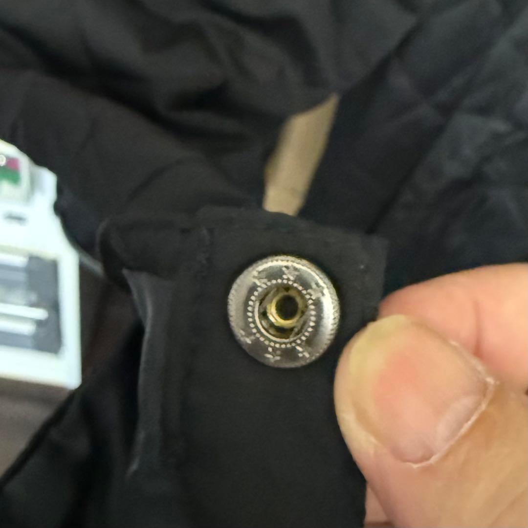 Stüssy ブラック キルティングジャケット