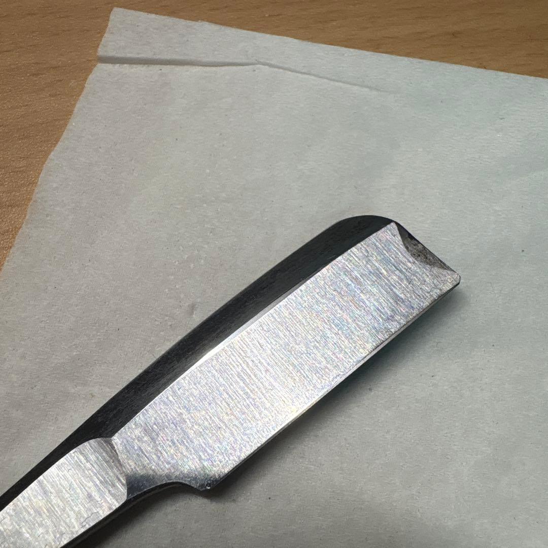 日本剃刀　和剃刀　玉鋼　岩崎　スキ直し済み