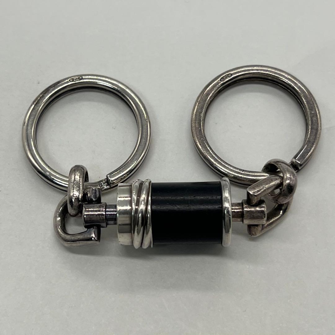 カルティエ CARTIER キーリング SV925 ウッド 希少 ヴィンテージ