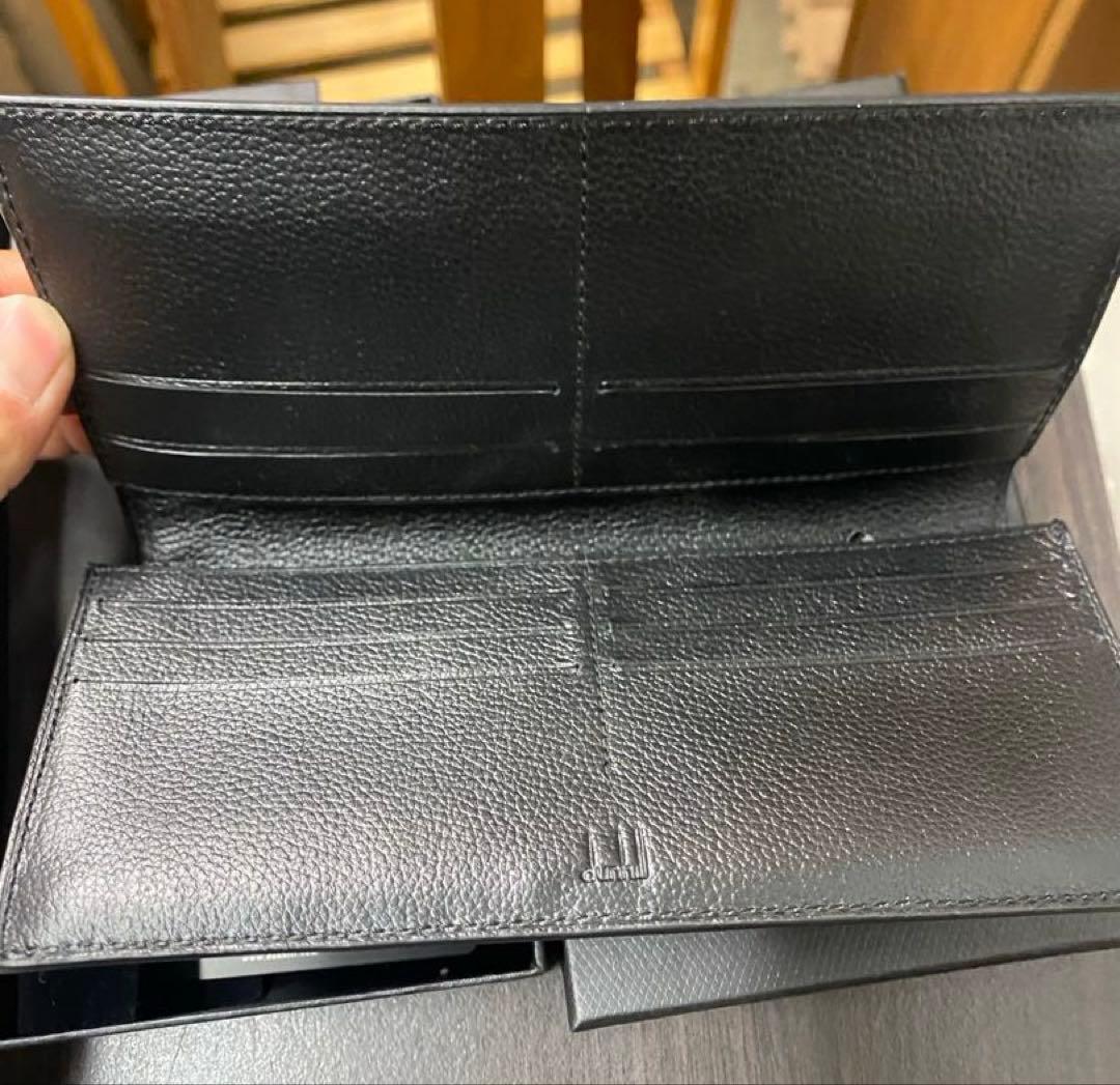 K*)様 dunhill ブラック レザー 長財布