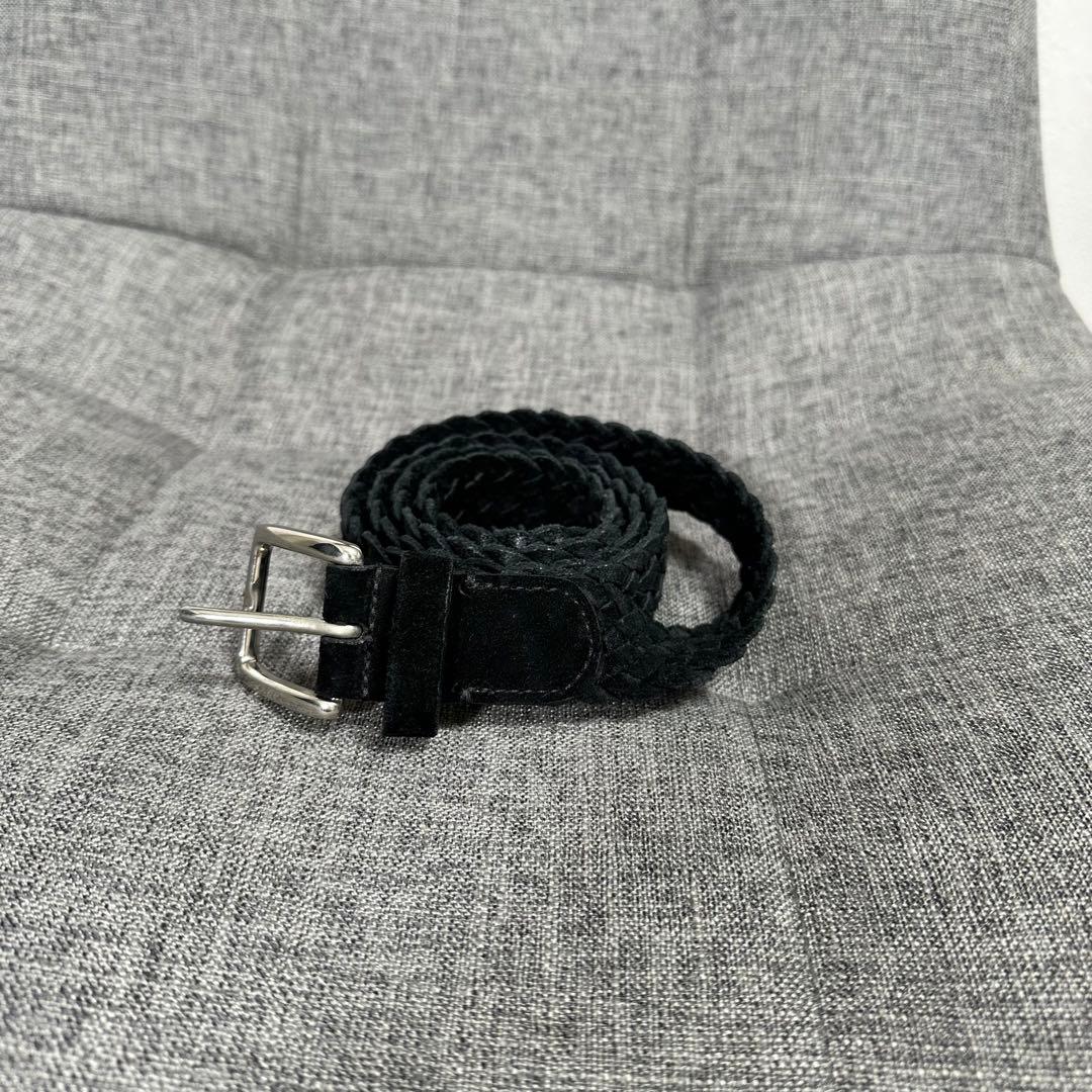 Anderson's メッシュベルト 85 レザー スウェード