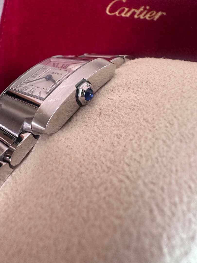 カルティエ美品　タンク フランセーズ ウォッチ