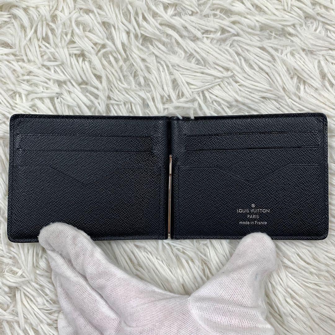 【✨美品✨】 ルイヴィトン タイガ マネークリップ ブラック RFID搭載