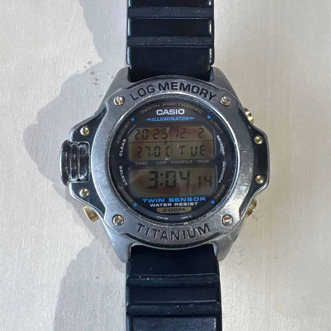 CASIO デジタル腕時計 DEP-700 チタン製