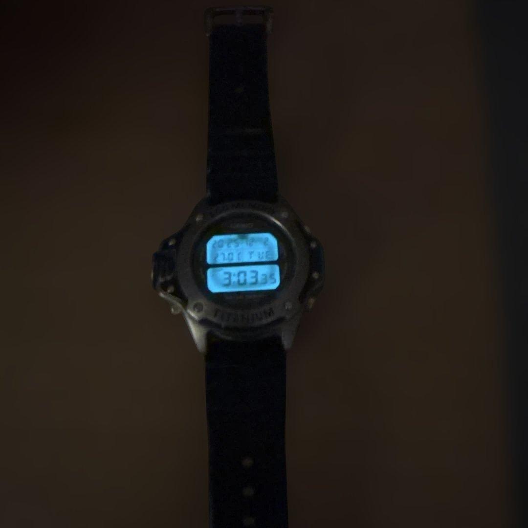 CASIO デジタル腕時計 DEP-700 チタン製