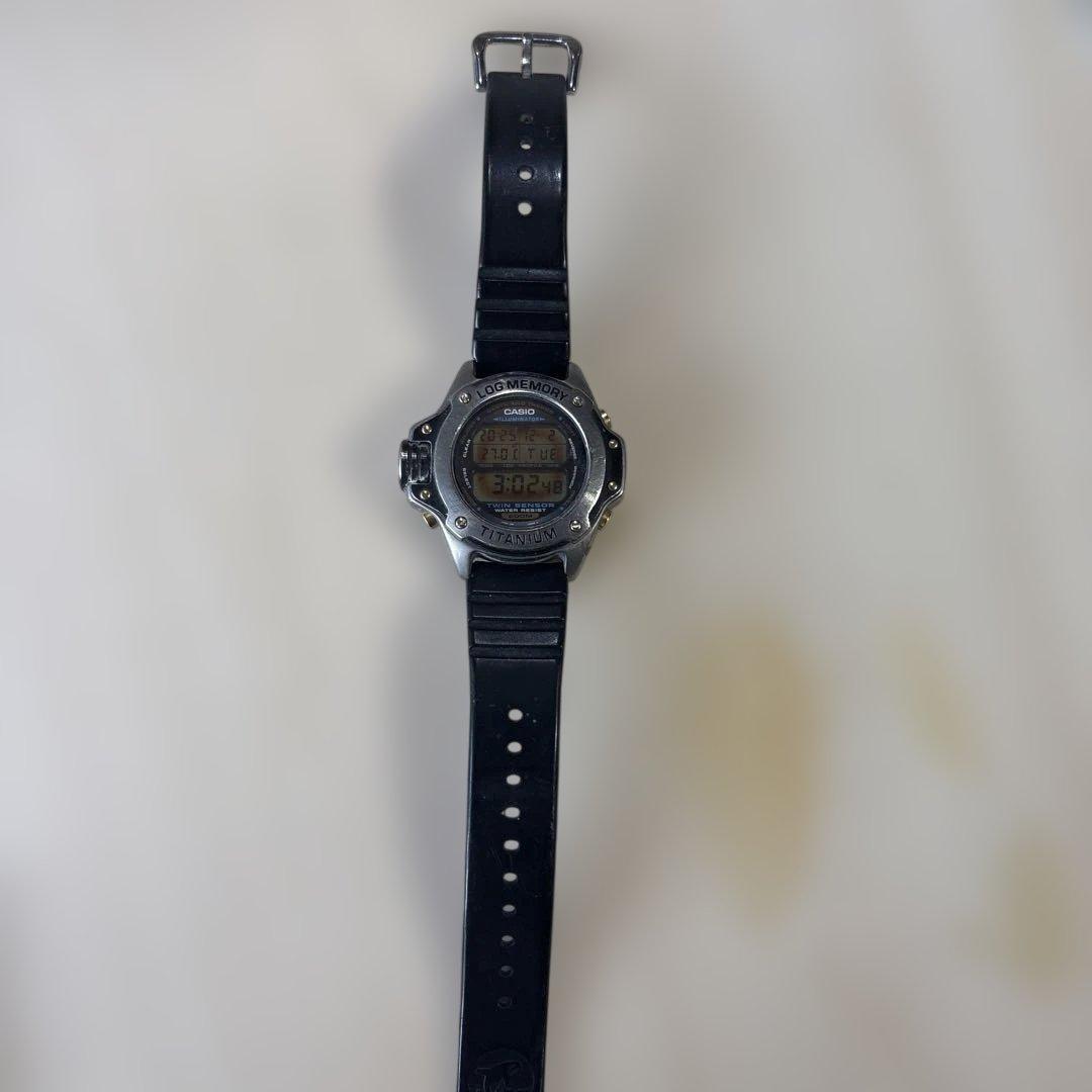CASIO デジタル腕時計 DEP-700 チタン製