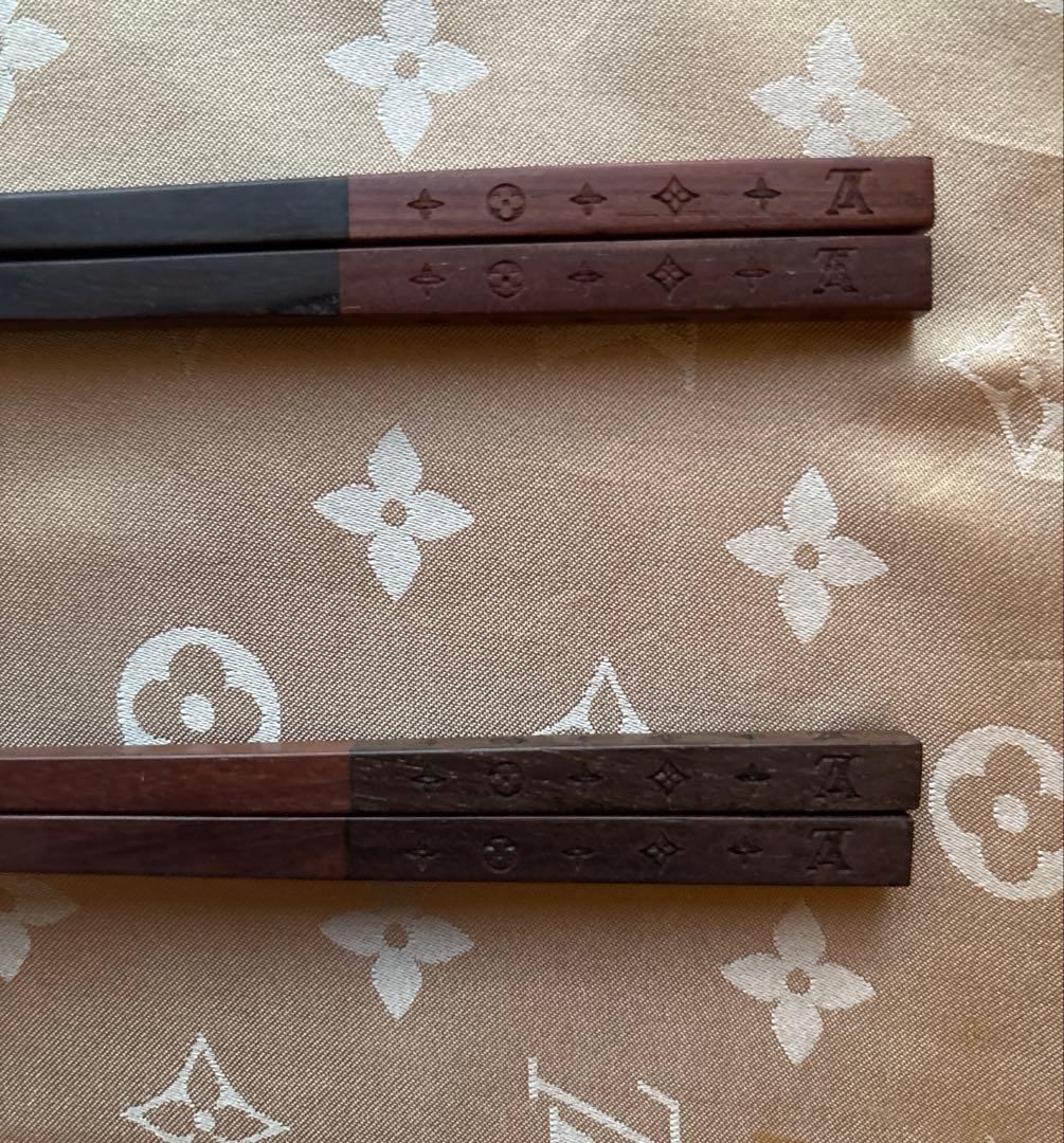 【希少・未使用】ルイヴィトン モノグラム 箸 箸置き セット ケース