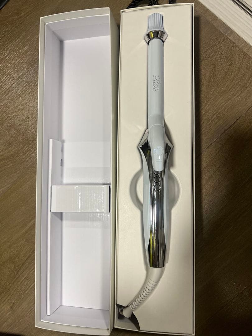 19mm ReFa カールヘアアイロン ホワイト 箱付き
