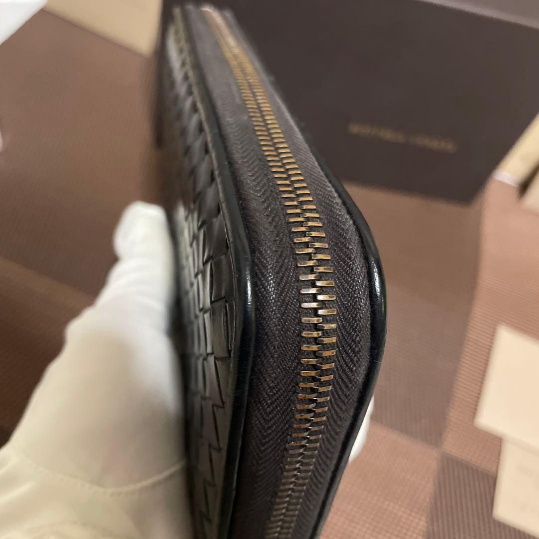 良品☆正規品✨BOTTEGA VENETA ラウンドファスナー長財布　最安値