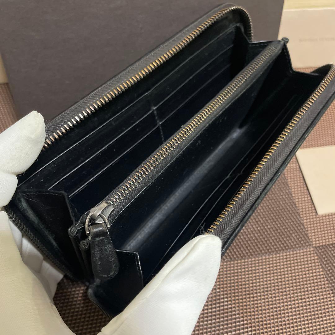 良品☆正規品✨BOTTEGA VENETA ラウンドファスナー長財布　最安値