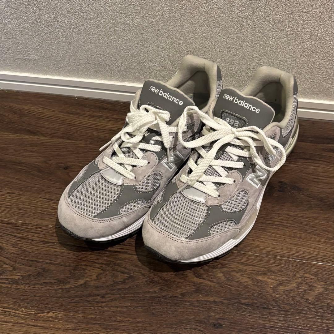 値下げ！試着のみ　New Balance 992 USA グレー　ニューバランス