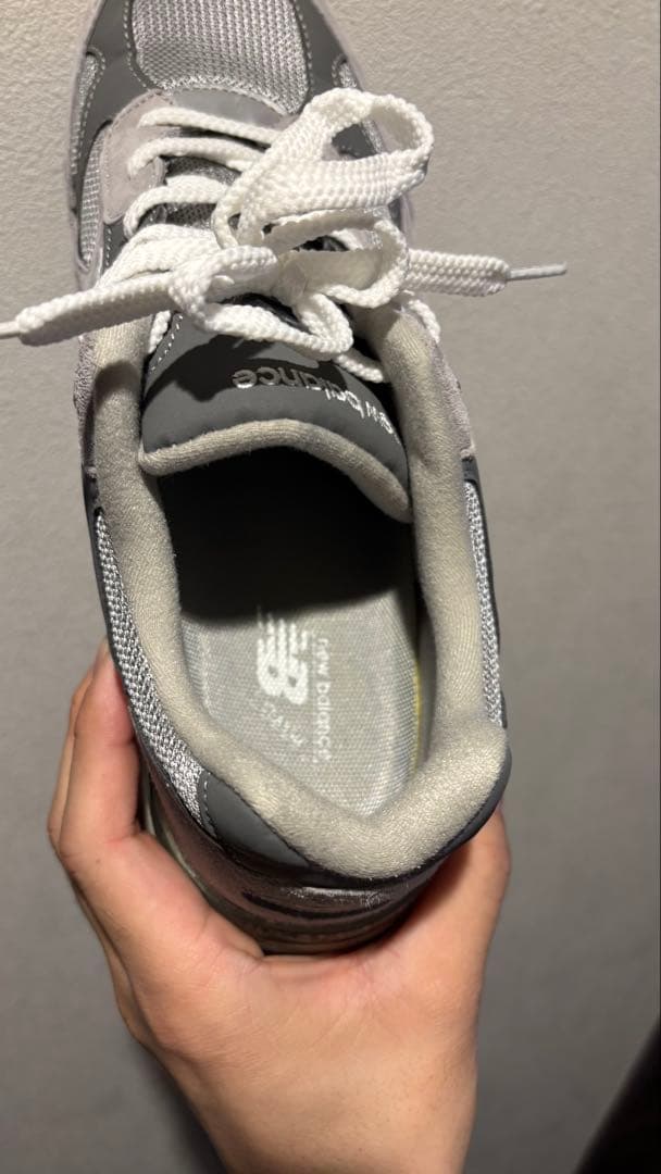 値下げ！試着のみ　New Balance 992 USA グレー　ニューバランス