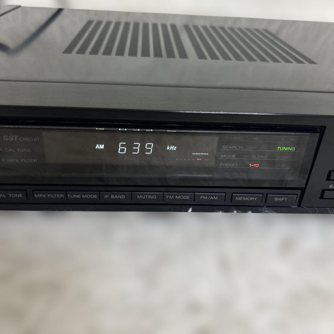 【美品】ソニー FM/AMチューナー ラジオチューナーST-S333ESXⅡ