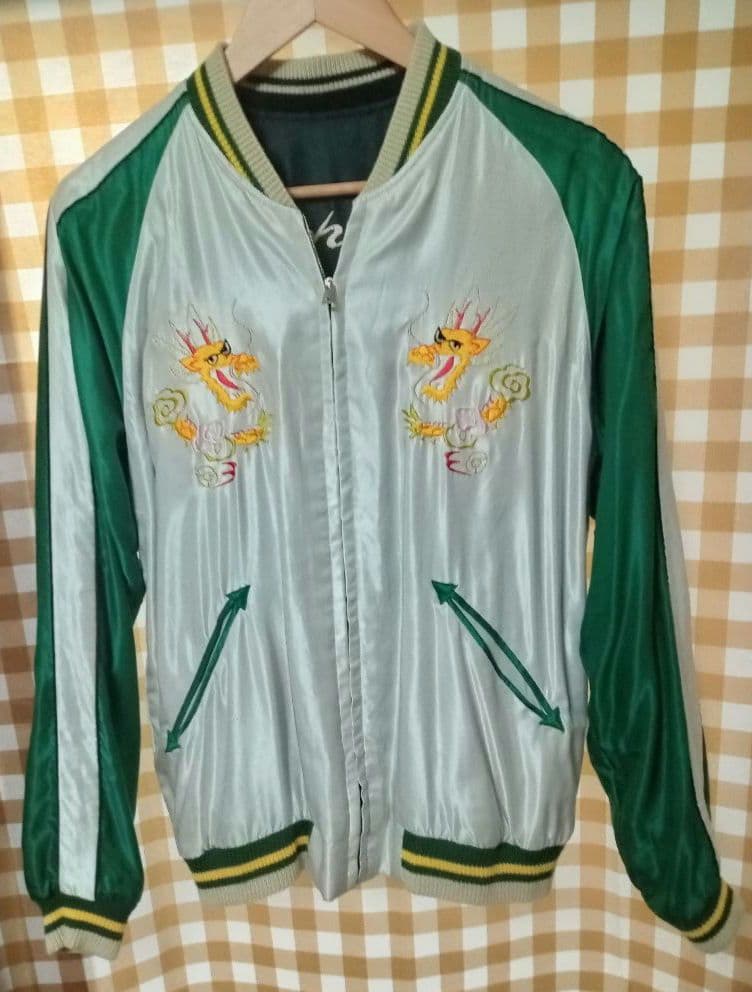 テーラー東洋　リバーシブル スカジャン Lサイズ