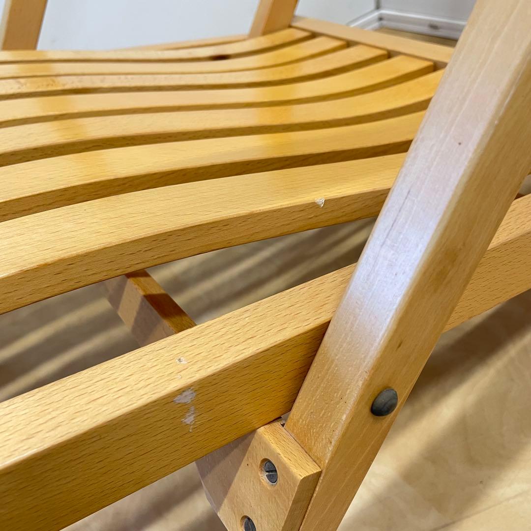 木製デッキチェア フォールディングチェア 折りたたみ椅子 イス 北欧スタイル