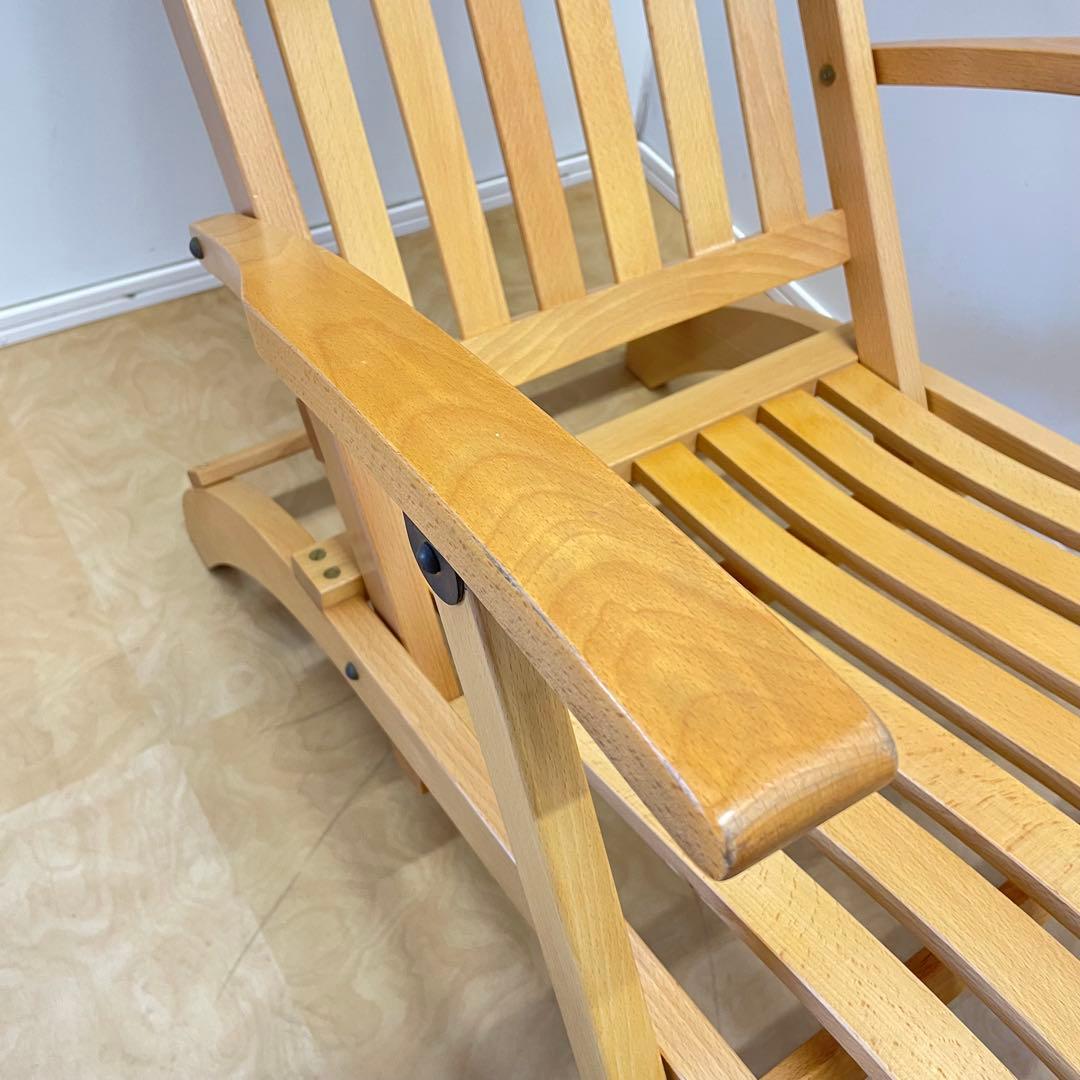 木製デッキチェア フォールディングチェア 折りたたみ椅子 イス 北欧スタイル