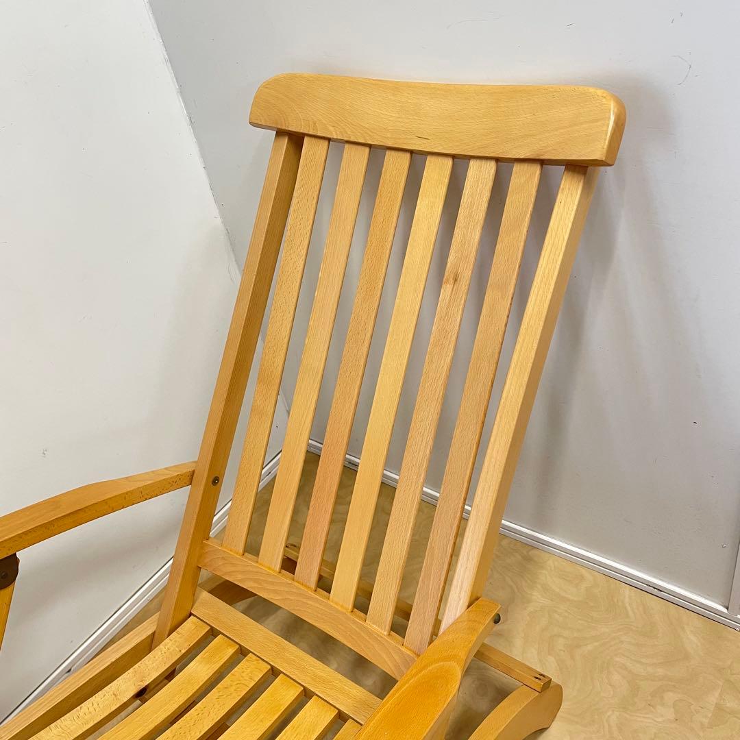木製デッキチェア フォールディングチェア 折りたたみ椅子 イス 北欧スタイル