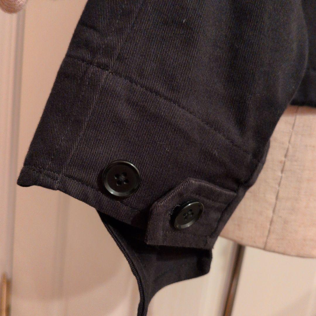 ヨウジヤマモト黒 ミリタリージャケット ウエスト　裾　ドローストリング