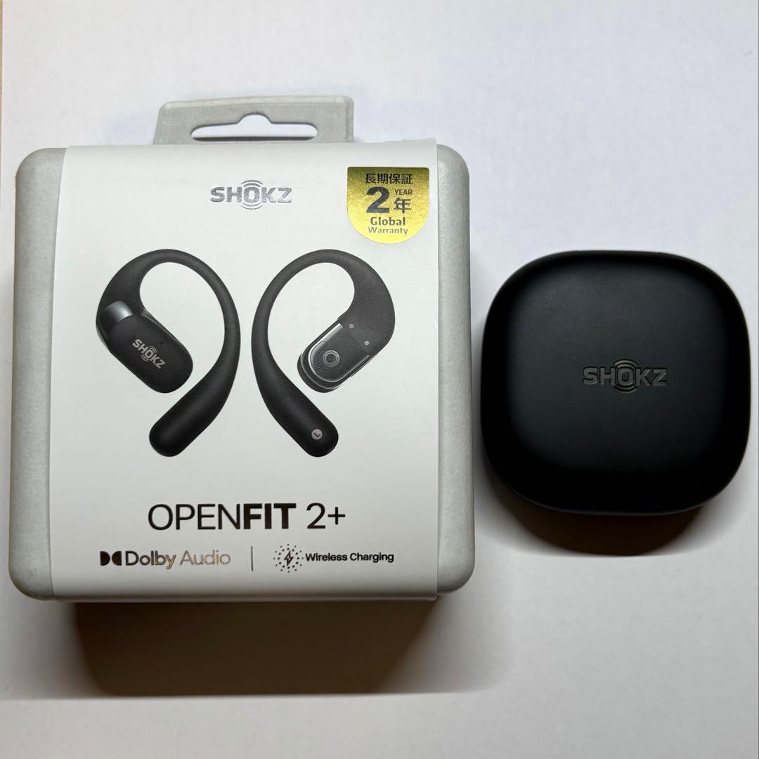 Shokz OPENFIT2+ Plus Dolby Audio ブラック 美品