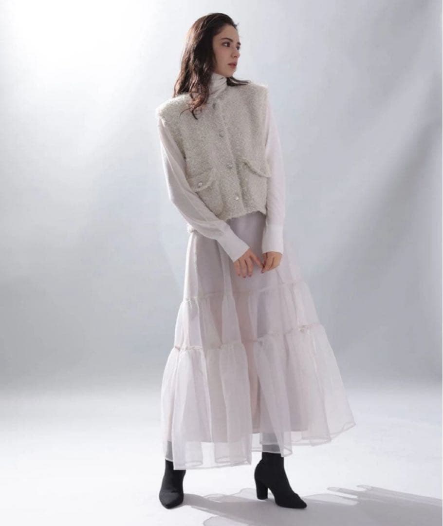 Arpege story♡オーガンティアードスカート