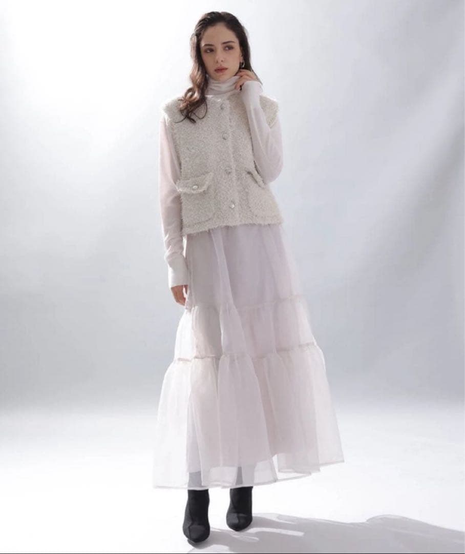 Arpege story♡オーガンティアードスカート