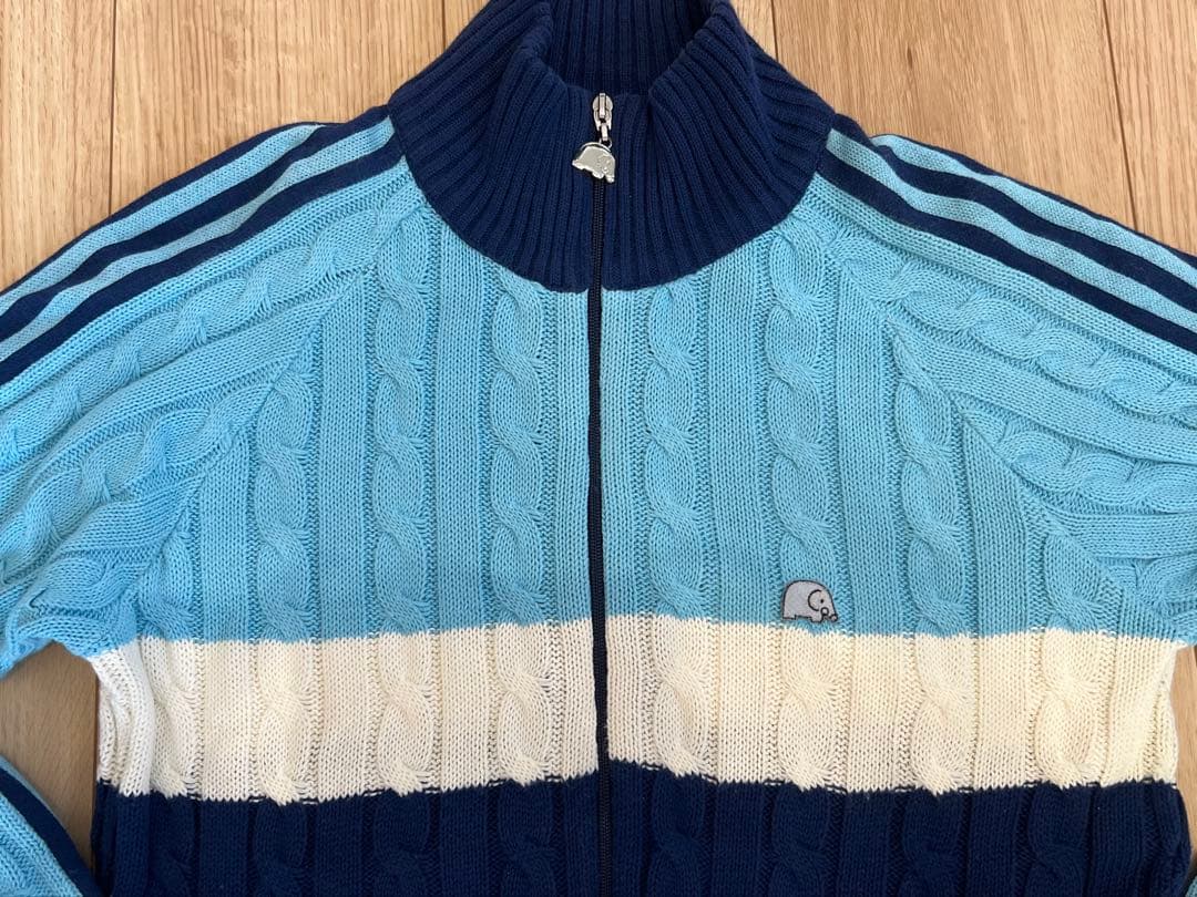 【keisuke kanda ケイスケカンダ】ケーブル編みニットジャージ