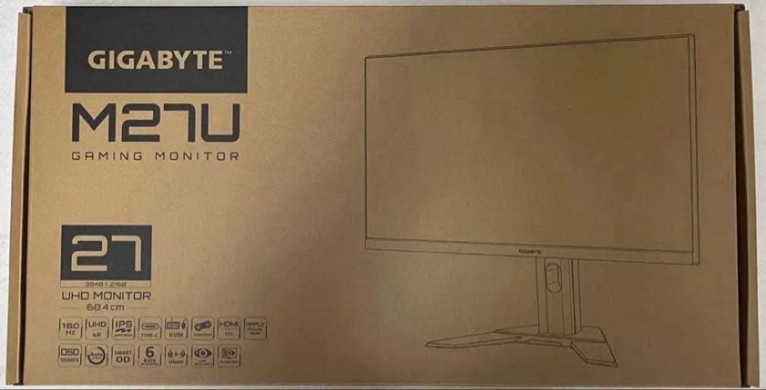 GIGABYTE M27U 4K27インチ 160Hz HDR600