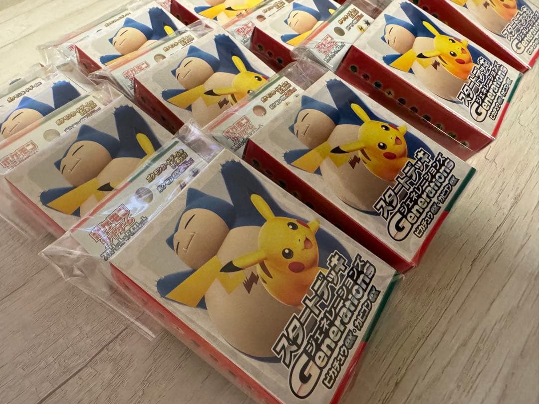 【新品】ピカチュウex & カビゴンex スタートデッキ 16個セット