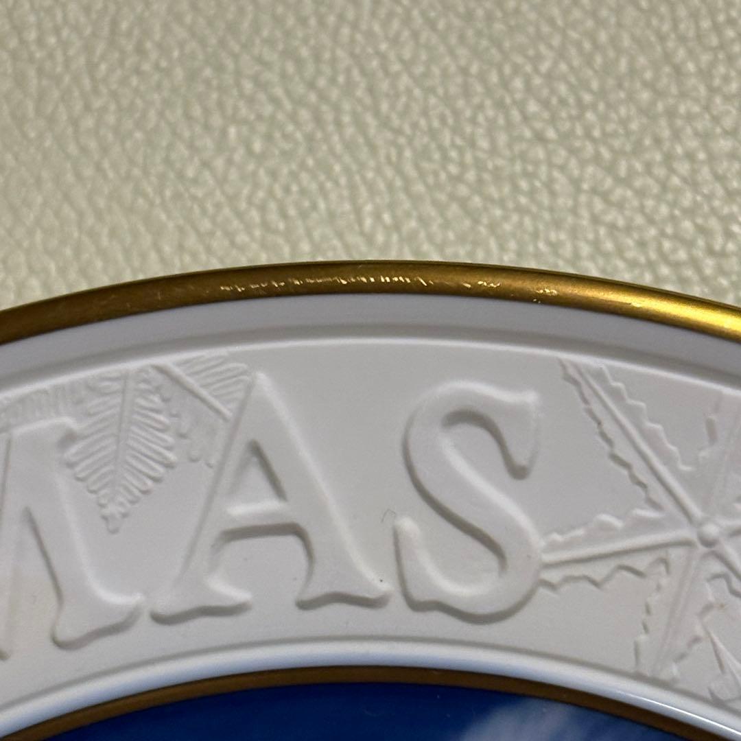 大倉陶園クリスマスプレート　始まりの年1986年