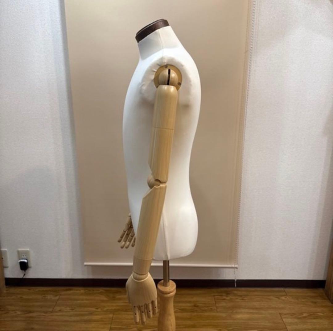 アーム付き メンズトルソー 撮影用 店舗什器 ディスプレイ アーム可動式