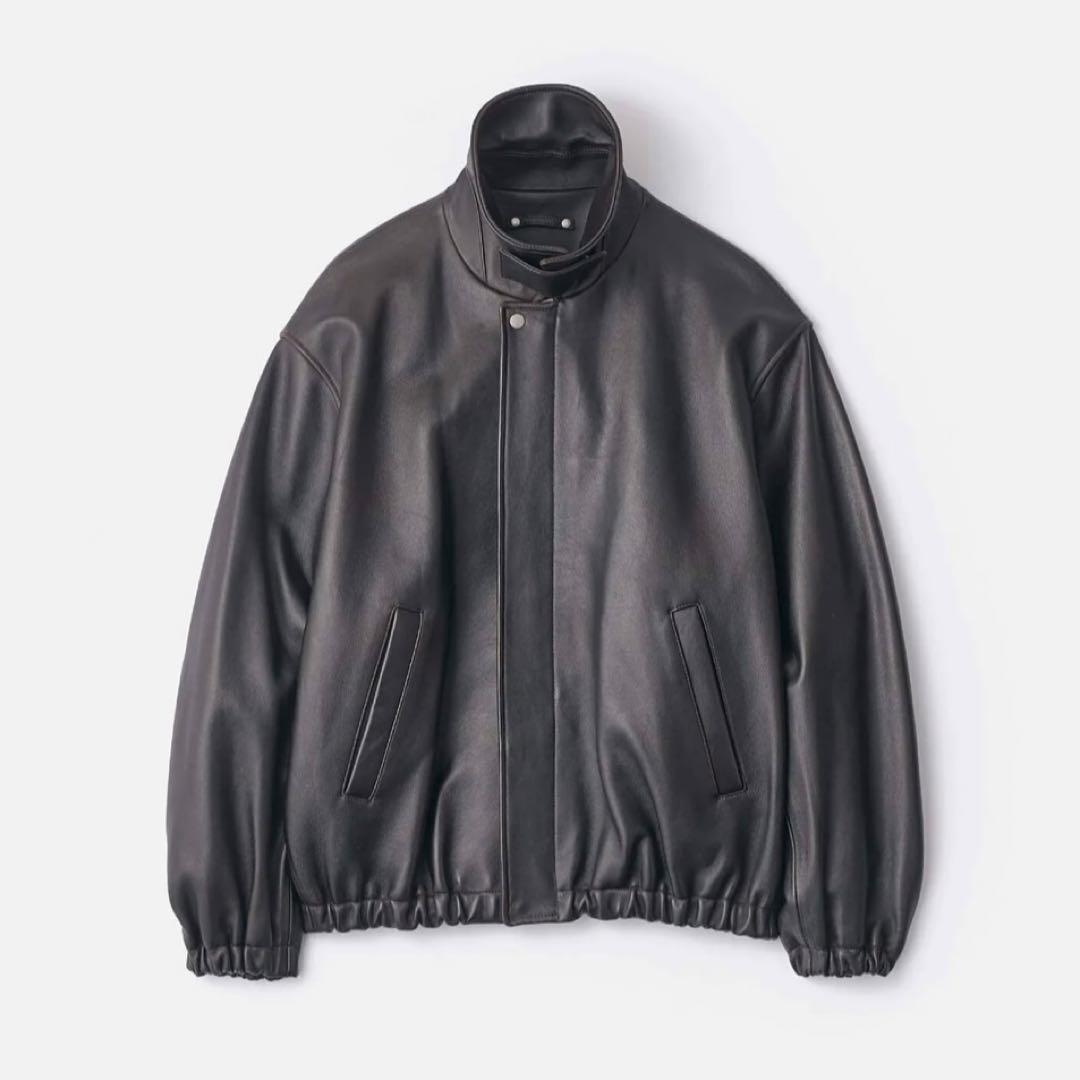 ジャケット・アウター ssstein SHEEP LEATHER ZIP SHORT JACKET