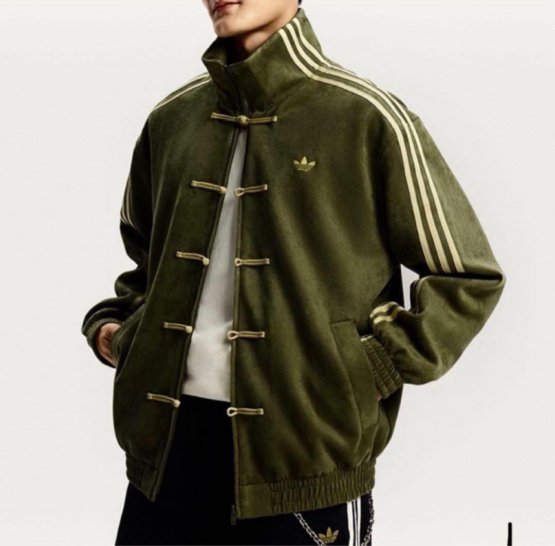 アディダス 中国限定 蛇年トラックジャケット緑　Mサイズ”