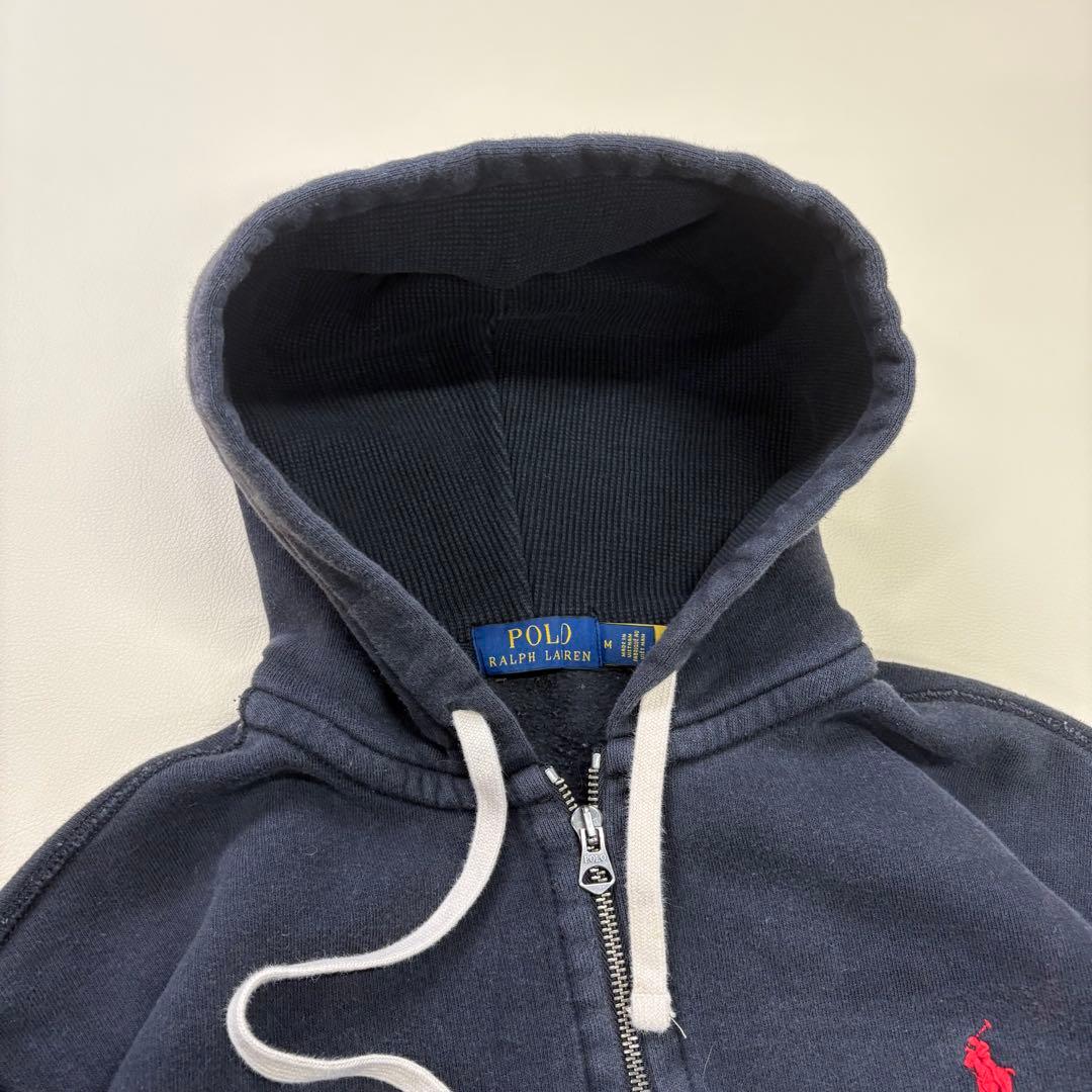 【極上】鬼フェード 肉厚×サーマルRalph Lauren フルジップパーカー