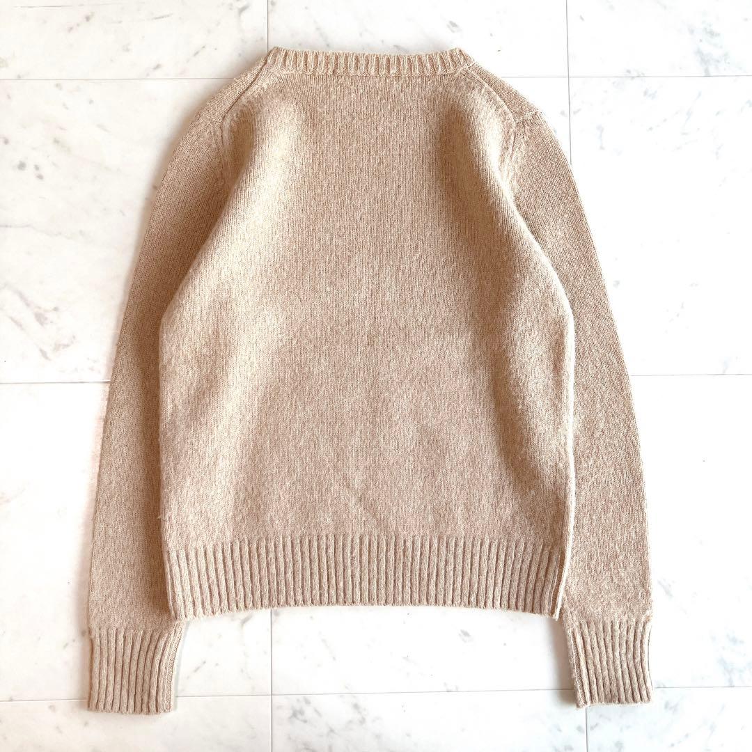 クリスタセヤ クルーネックニット ウール100% Sサイズ