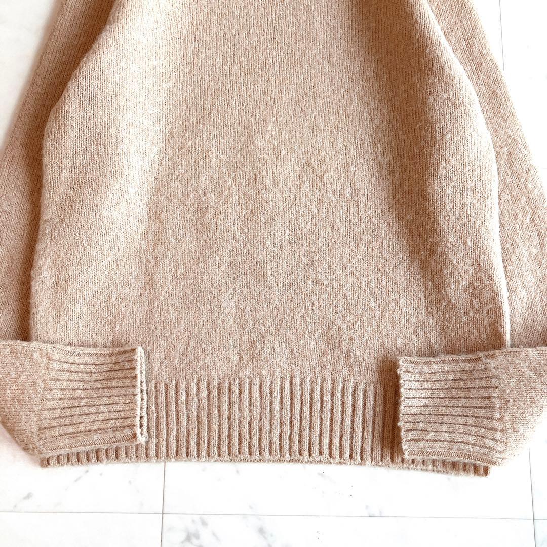 クリスタセヤ クルーネックニット ウール100% Sサイズ