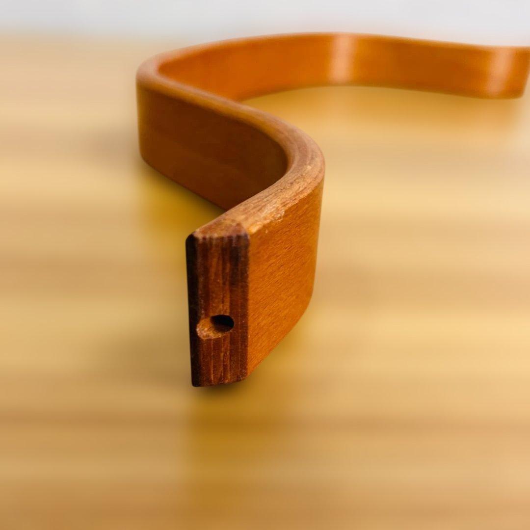 【廃盤希少品】STOKKE トリップトラップ 木製ベビーガード 皮ベルト付き