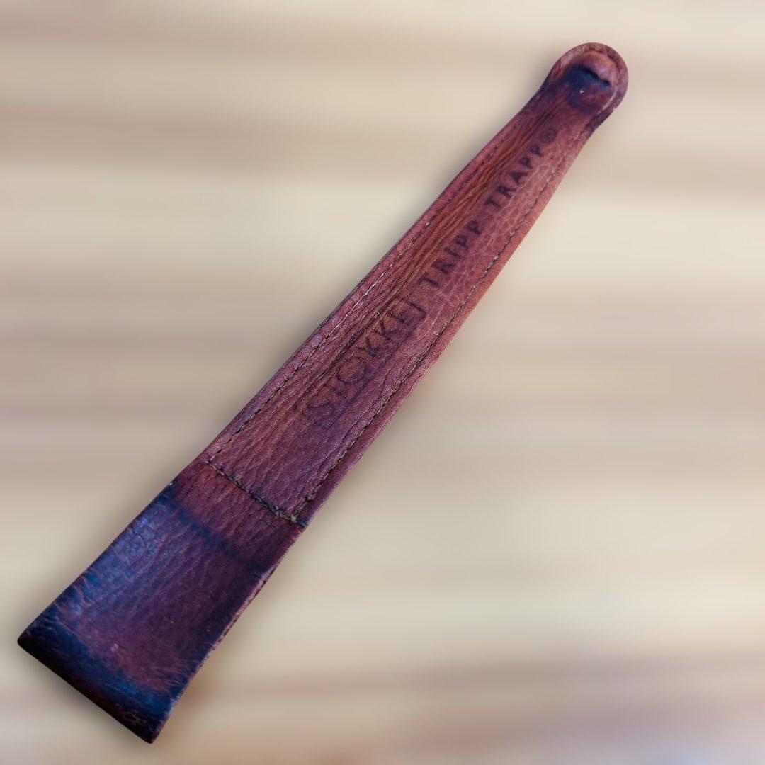 【廃盤希少品】STOKKE トリップトラップ 木製ベビーガード 皮ベルト付き