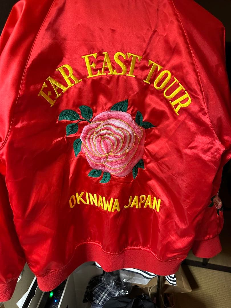 赤　スカジャン