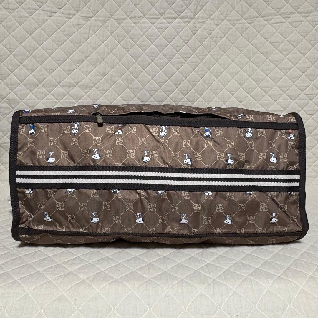 レスポートサック　スヌーピーレモノグラム　ボストンバッグ　ラージウィークエンダー