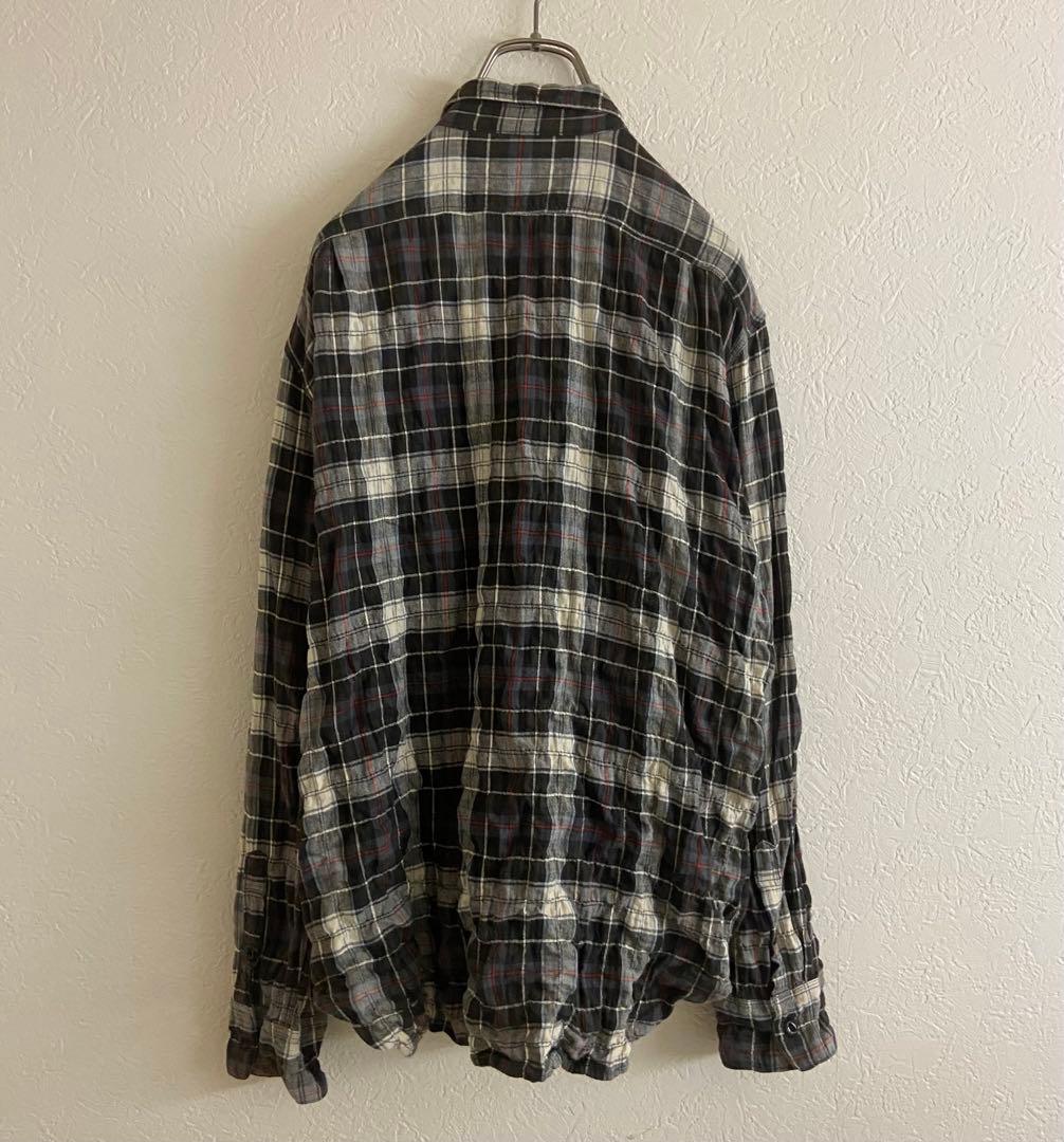 KAPITAL キャピタル ワッシャー加工 プルオーバー チェック シャツ