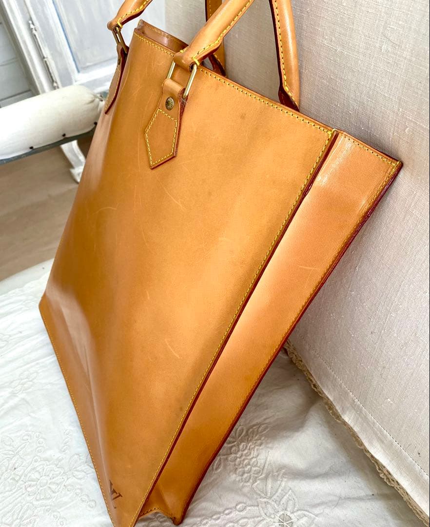 ルイヴィトン　レザートートバッグ　スペシャルオーダー